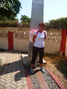 Greenwich Meridian Marker; Ghana; Tema